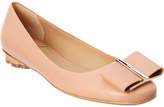 Thumbnail for your product : Ferragamo Vara Bow Leather Ballet Flat