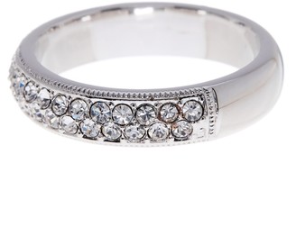 Nadri Crystal Embellished Band Ring - Size 6