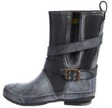 Thumbnail for your product : Burberry Rubber Mid-Calf Boots