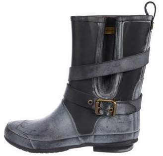 Burberry Rubber Mid-Calf Boots
