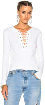 Thumbnail for your product : Enza Costa Lace Up Top in Black