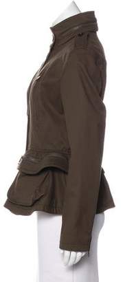 Burberry Long Sleeve Peplum Jacket