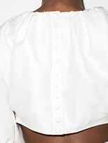 Thumbnail for your product : Aje Gathered-Detail Short-Sleeve Dress