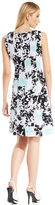 Thumbnail for your product : Jones New York Sleeveless Printed Pleated Dress