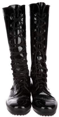 Tod's Patent Leather Knee-High Boots
