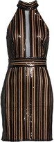 Thumbnail for your product : SHO by Tadashi Shoji Sleeveless Stripe Sequin Dress