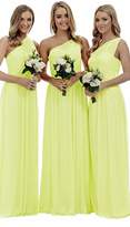 Thumbnail for your product : Staypretty Women's Long One Shoulder Bridesmaid Gown Asymmetric Prom Evening Dress 20