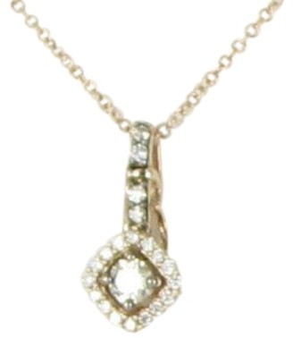 LeVian 14K Rose Gold 0.26cts Diamond Pendant Necklace