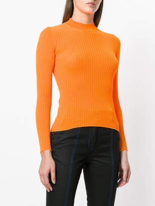 MSGM ribbed knit sweater