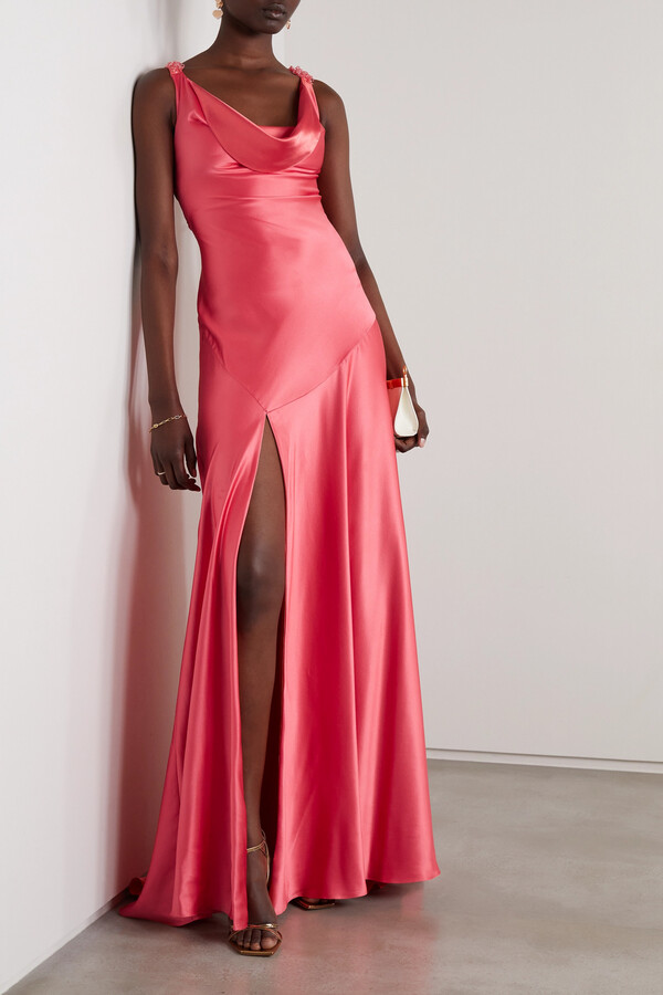 silk evening dresses