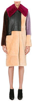 Thumbnail for your product : 3.1 Phillip Lim Colour-blocked shearling coat