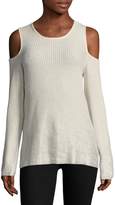 Thumbnail for your product : Design History Metallic Cold-Shoulder Sweater