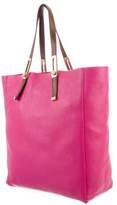 Thumbnail for your product : Stuart Weitzman Leather and Suede Tote