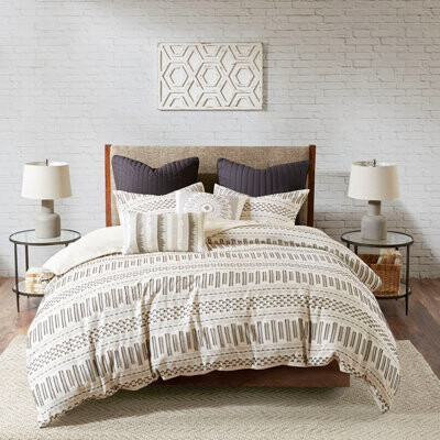 GZMWON Cotton Jacquard Comforter Mini Set