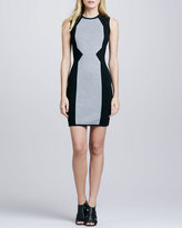 Thumbnail for your product : Milly Two-Tone Knit Dress