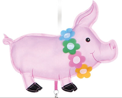 Highland Dunes Theiss Luau Pig Spinner