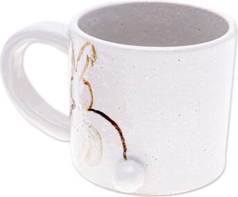 Red Barrel Studio Handmade Rabbit Aura Ceramic Mug