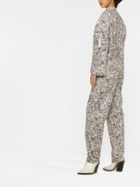 Thumbnail for your product : MARANT ÉTOILE Kendra printed belted jumpsuit