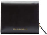 Thumbnail for your product : Lulu Guinness Black Pop Up Lip Saffie Wallet