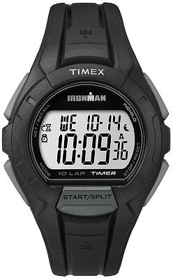 Timex Ironman Mens Black Resin Strap 10-Lap Sport Watch TW5K94000