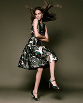 Thumbnail for your product : Oscar de la Renta Forest Printed A-Line Dress