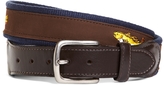 Thumbnail for your product : Brooks Brothers Fly Fish Embroidered Suede Webbed Belt