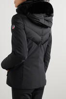 Thumbnail for your product : Fusalp Anne Futur Hooded Faux Fur-trimmed Quilted Ski Jacket - Black