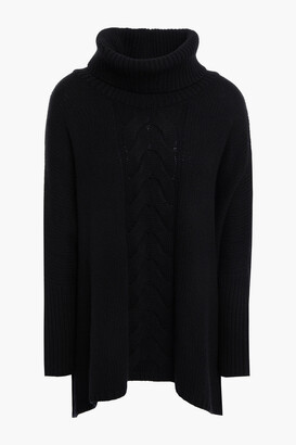 black turtleneck sweater oversized