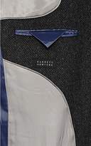 Thumbnail for your product : Barneys New York Men's Odessa Striped Wool-Cashmere Felt Overcoat