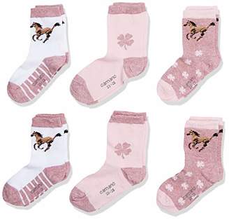Camano Girls' 3175000 Socks,(Pack of 6