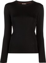 Fine-Knit Long-Sleeved Top 