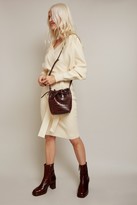 Thumbnail for your product : Little Mistress Rens Cream Mock Wrap Knit Dress