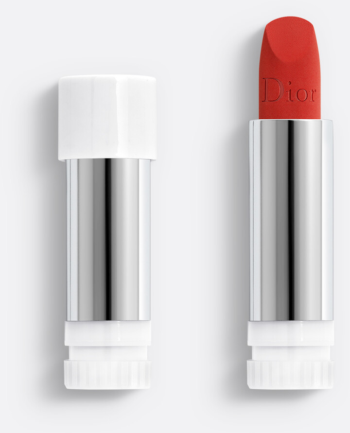 Christian Dior Rouge Coloured Lip Balm Refill 999 Matte Finish