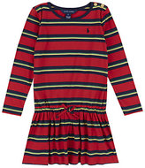 Thumbnail for your product : Ralph Lauren Drawstring Waist Stripe Dress