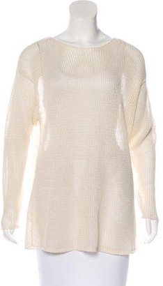 Calvin Klein Collection Open-Knit Oversize Sweater