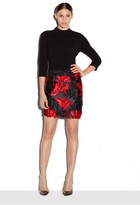 Thumbnail for your product : Milly Exclusive Couture Floral Fil Coupe Modern Mini Skirt