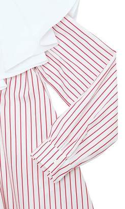 Fendi Striped & Solid Cotton Poplin Shirt