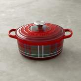 Thumbnail for your product : Le Creuset Signature Tartan Cast-Iron Round Dutch Oven