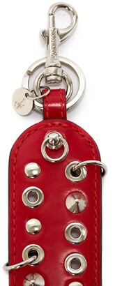 J.W.Anderson Studded Calf Leather Keyring