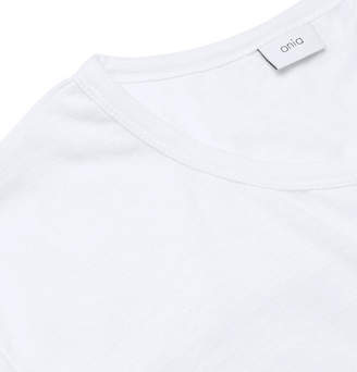 Onia Chad Slub Linen-Blend T-Shirt