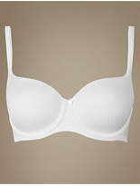 Thumbnail for your product : M&S Collection Textured Padded Balcony T-Shirt Bra A-E