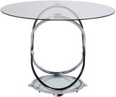 Thumbnail for your product : Argos Home Atom Glass Dining Table & 4 Grey Milo Chairs