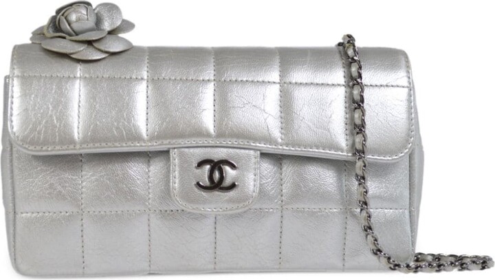 Chanel Pre Owned 2003 Camélia Choco Bar shoulder bag - ShopStyle