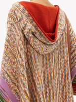 Thumbnail for your product : Missoni Space-dyed Wool Hooded Poncho - Multi