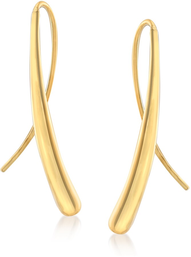 Long Hook Earrings | Shop the world's largest collection of 