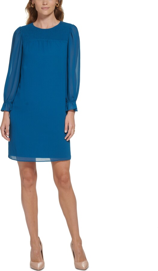 Jessica Howard Chiffon Shift Dress ShopStyle