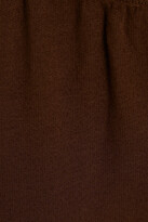 Thumbnail for your product : Monrow Cropped fleece track pants