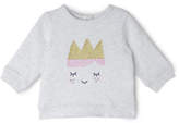 Thumbnail for your product : Sprout NEW Girls Mix & Match Sweat Top Grey Marle