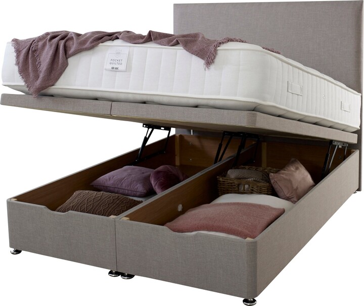 Dunelm End Opening Ottoman Bed Grey ShopStyle