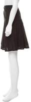 Thumbnail for your product : Akris Punto Eyelet-Accented Knee-Length Skirt